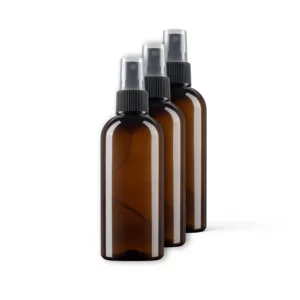 Butelka PET 200 ml brązowa z atomizerem 3 szt.