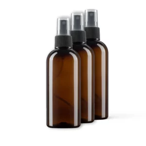 Butelka PET 300 ml brązowa z atomizerem 3 szt.