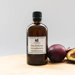 Olej śliwkowy zimnotłoczony nierafinowany - 25 g