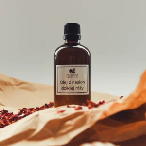 Olej z nasion dzikiej róży organiczny zimnotłoczony nierafinowany - 25 g