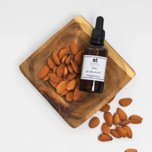 Olej ze słodkich migdałów zimnotłoczony nierafinowany - 90 g