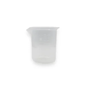 Zlewka niska PP 100 ml z wylewem, skalowana