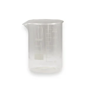 Zlewka niska szklana 600 ml z wylewem, skalowana